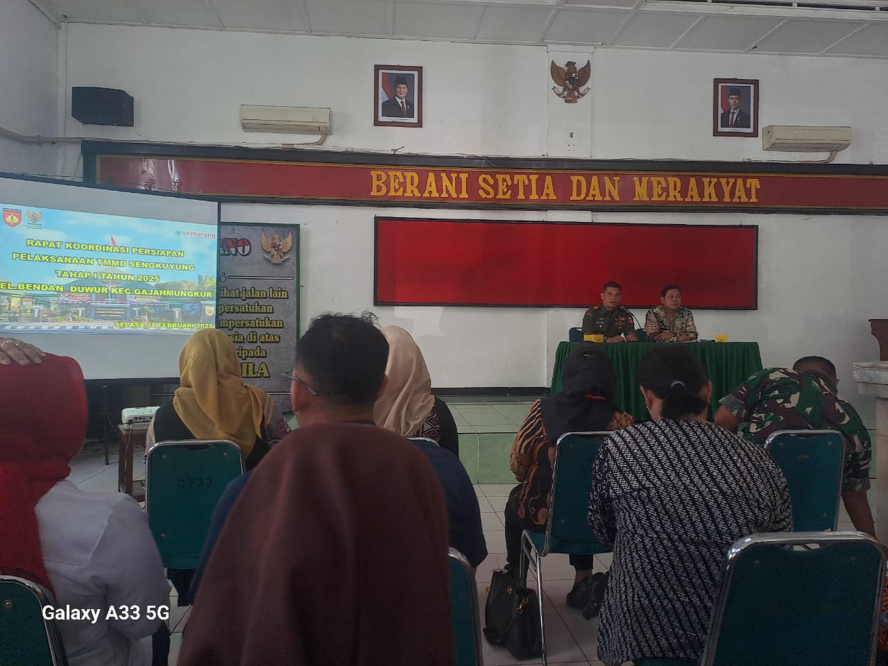 Pemkot Semarang Hadiri Rakor TMMD Sengkuyung Tahap I Tahun 2025